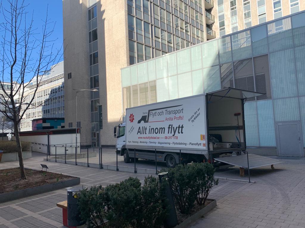 Flyttfirma för BRF Stockholm vid flytt i bostadsrättsförening