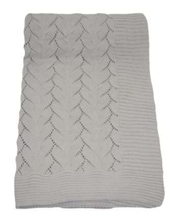 ajoure lilly white knitted cotton plaid medium