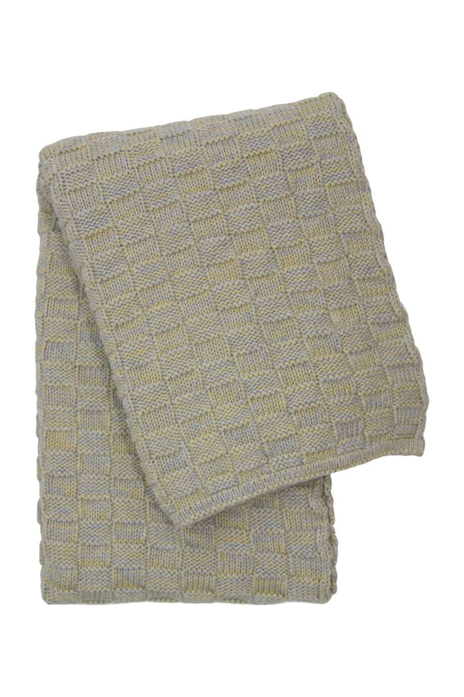 drops mêlée citrus knitted cotton little blanket small