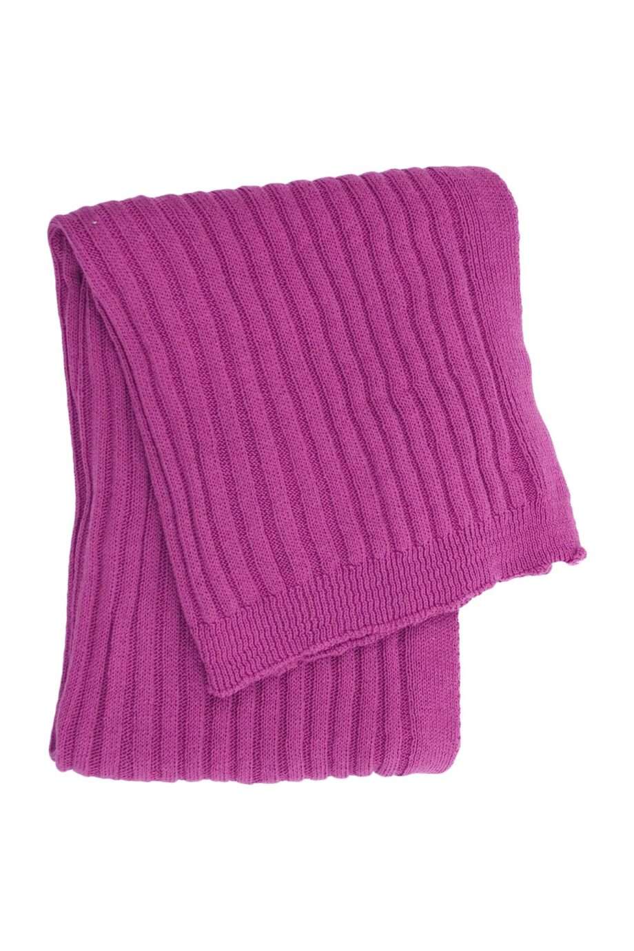 ribs small pink knitted cotton little blanket small