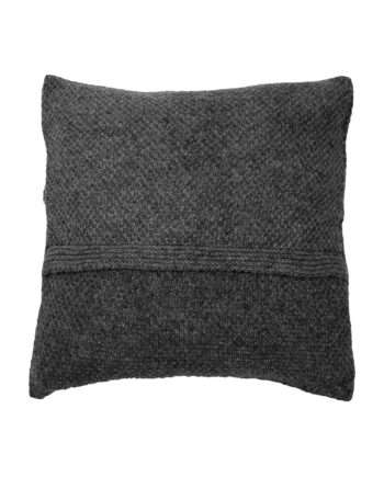 rice anthracite knitted woolen pillowcase xsmall