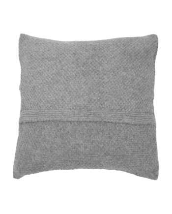 rice light grey knitted woolen pillowcase xsmall