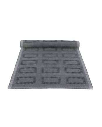 quadro anthracite woven cotton floor mat xsmall