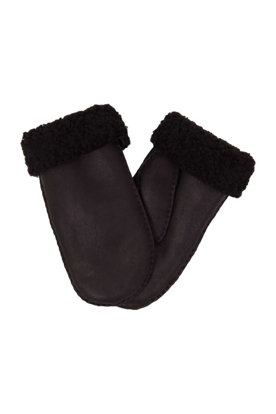 urban choc nappa sheepfur mittens (men) xlarge