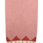 zigzag chillipepper hamam towel one size