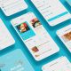 Food Recipe, Cooking & Food Plan Blue App & Ui Kit