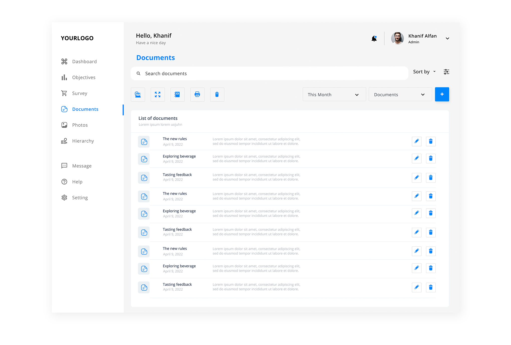 Hospitality, Restaurant, Bar & Food Sales Admin Dashboard CMS UI Kit for Desktop, Tablet & Ipad