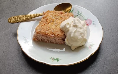 Recept: Veronicas hallonrutor i långpanna