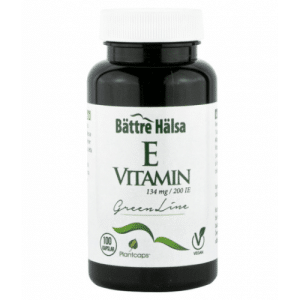 Bättre Hälsa E-Vitamin 200IE, 100 Kapslar