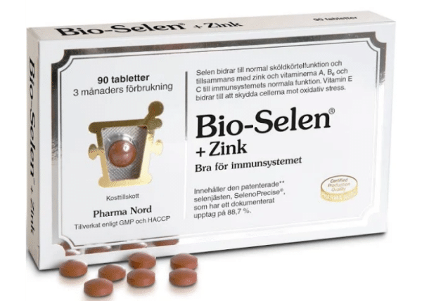 Pharma Nord Bio-Selen+Zink, 90 Tabletter