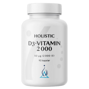 Holistic D3-vitamin 2000 IE 90 kapslar