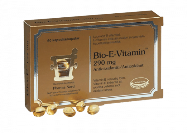 Pharma Nord Bio E-vitamin 290 mg, 60 kapslar