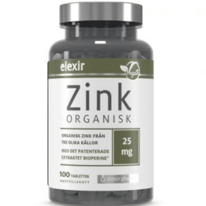 Elexir pharma Zink Organisk 25 mg 100 st
