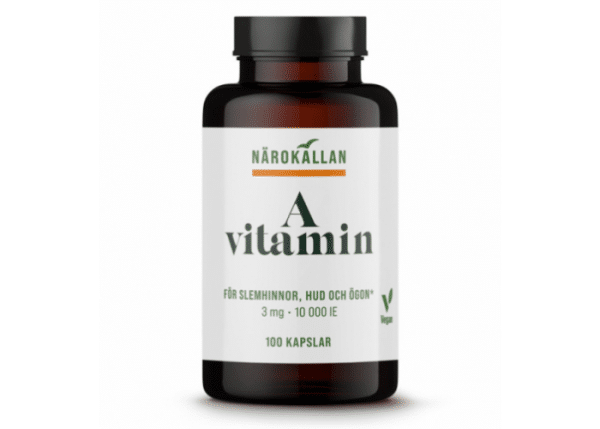 Närokällan A-vitamin 100 Kapslar