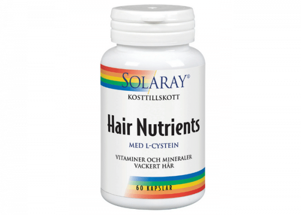 Solaray Hair Nutrients, 60 Kapslar