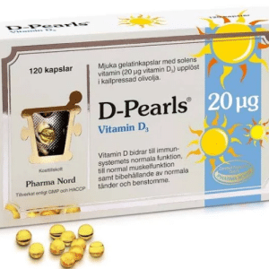 Pharma Nord D-pearls 20 µg 120 kapslar