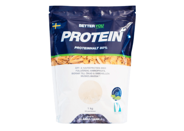 Better You Ärt & Havreprotein 1Kg/Blåbär/Vanilj