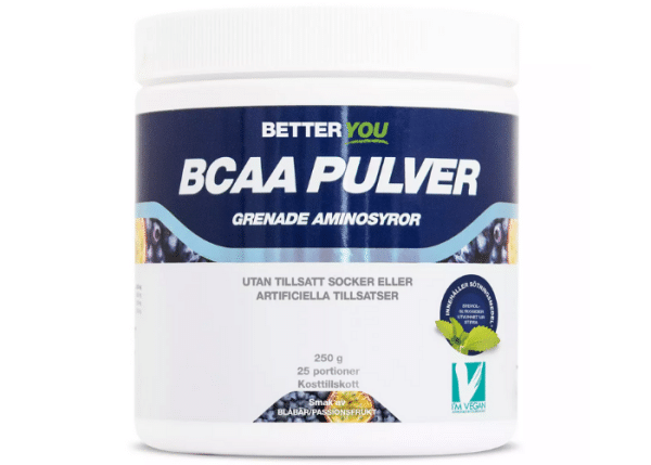 Better You BCAA Pulver 250g Passion/Blåbär