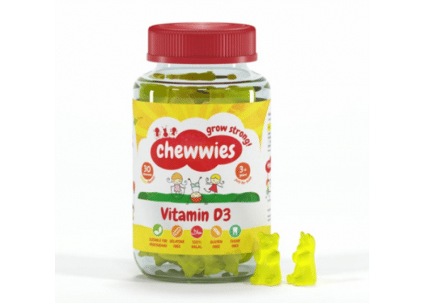 Chewwies D-vitamin, 30 tuggisar