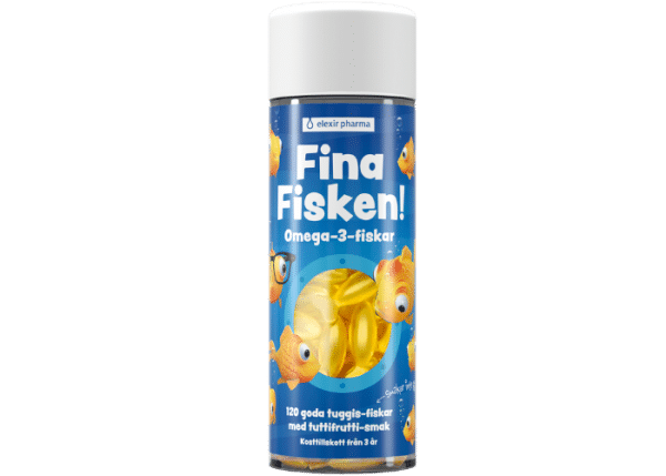 Elexir Pharma Fina Fisken 120 Tuggkapslar