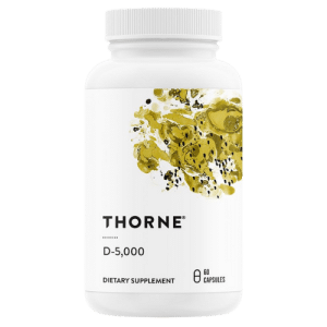 Thorne D-5000 (5 000 IE vitamin D3) 60 kapslar