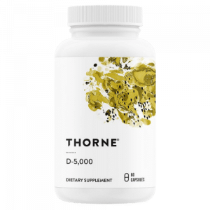 Thorne D-5000 (5 000 IE vitamin D3) 60 kapslar