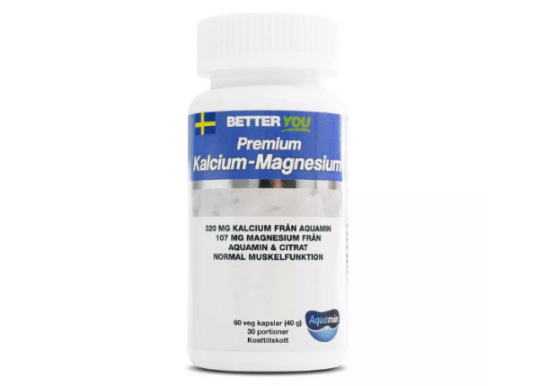 Better You Premium Kalcium-Magnesium 60 kapslar