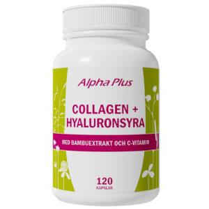 Alpha Plus Collagen + Hyaluronsyra 120 kapslar