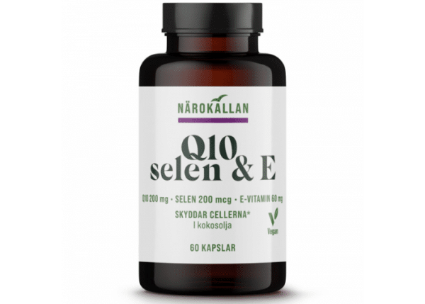 Närokällan Q10 200mg+Selen & E, 60 Kapslar