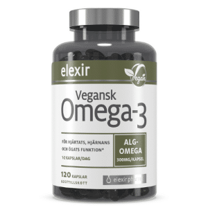 Elexir Pharma Vegansk Omega-3, 120 kapslar