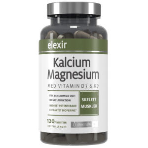 Elexir Pharma Kalcium Magnesium, 120 tabletter