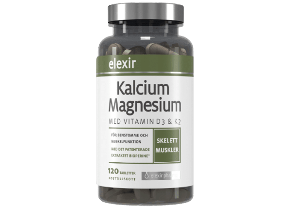 Elexir Pharma Kalcium Magnesium, 120 tabletter