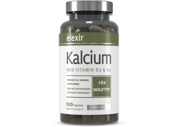 Elexir Pharma Kalcium, 120 tabletter