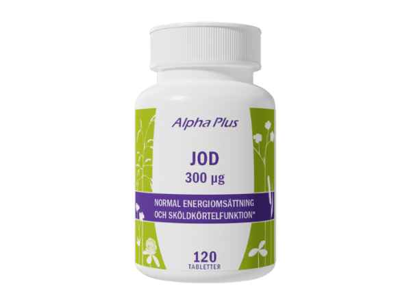 Alpha Plus Jod 300 µg 120 tabletter