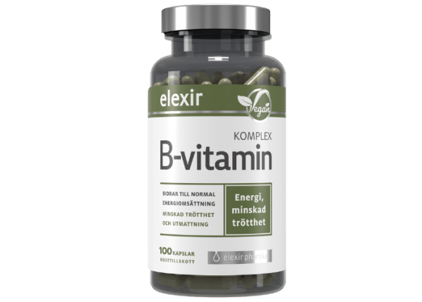 Elexir Pharma B-Vitamin Komplex 100 kapslar