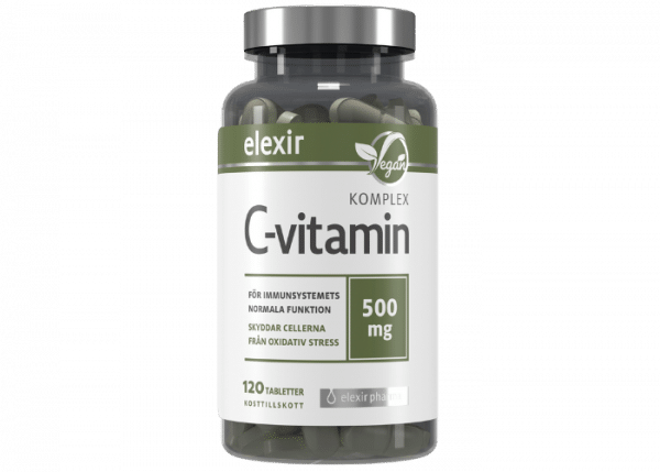 Elexir Pharma C-vitamin Komplex 120 tabletter