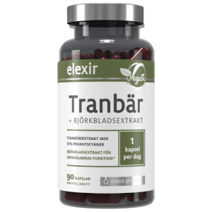 Elexir Pharma Tranbär 90 kapslar