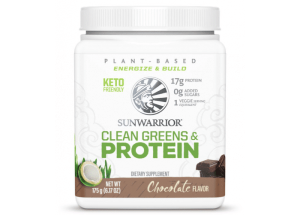 Sunwarrior Clean Greens & Protein Choklad 175 g