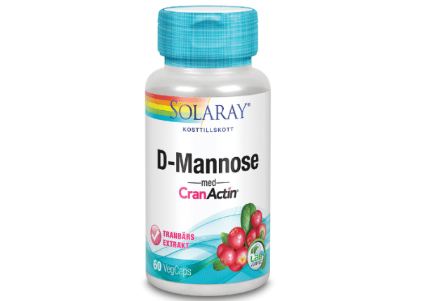 Solaray D-Mannose & CranActin 60 kapslar