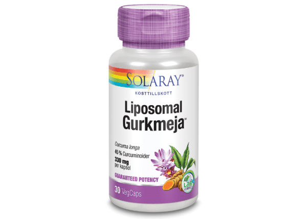 Solaray Liposomal Gurkmeja 30 kapslar