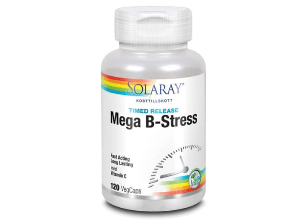 Solaray Mega B-stress 120 kapslar