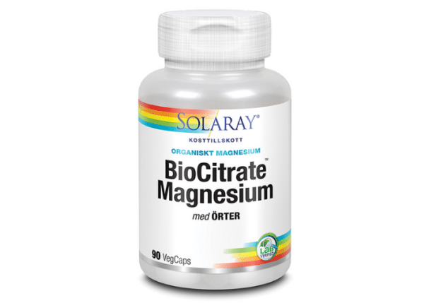 Solaray BioCitrate Magnesium 90 kapslar