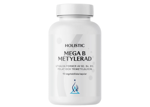 Holistic Mega B metylerad, 90 kapslar