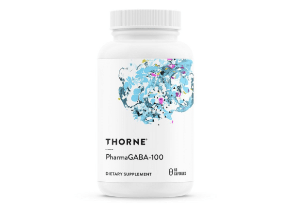 Thorne PharmaGABA-100, 60 kapslar