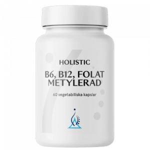 Holistic B6 B12 Folat metylerad, 60 kapslar