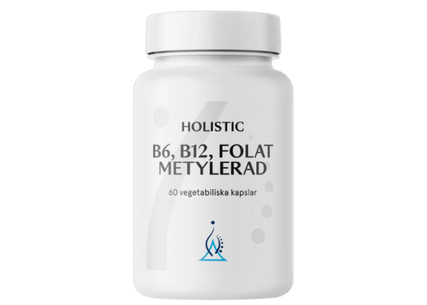 Holistic B6 B12 Folat metylerad, 60 kapslar