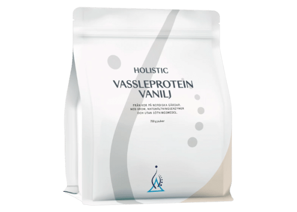 Holistic Vassleprotein vanilj, 750 g