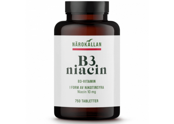 Närokällan B3 Niacin 10 mg 750 tabletter