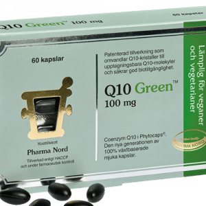 Pharma Nord Q10 Green 100 mg, 60 kapslar