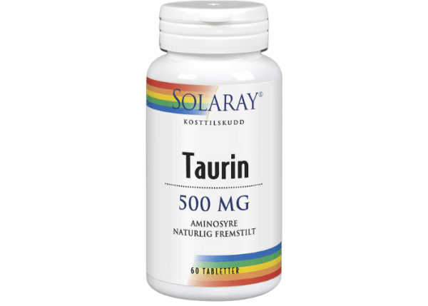 Solaray Taurin 500mg 60 tabletter
